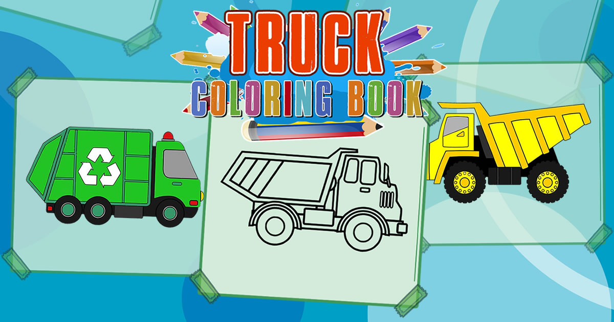 Truck Coloring Book